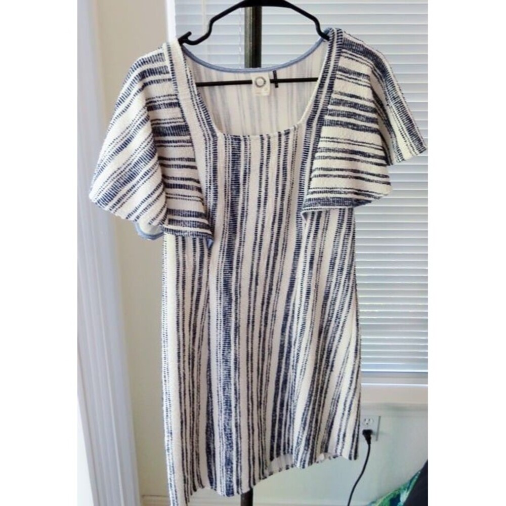 Anthropologie Akemi + Kim Jovanie Ruffled Sleeve Tunic  Mini Dress Size XSP